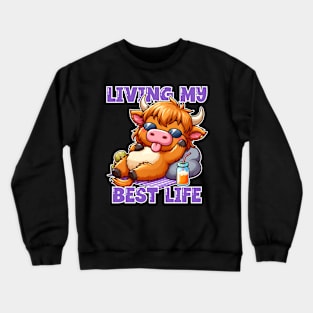 Living my best life Crewneck Sweatshirt